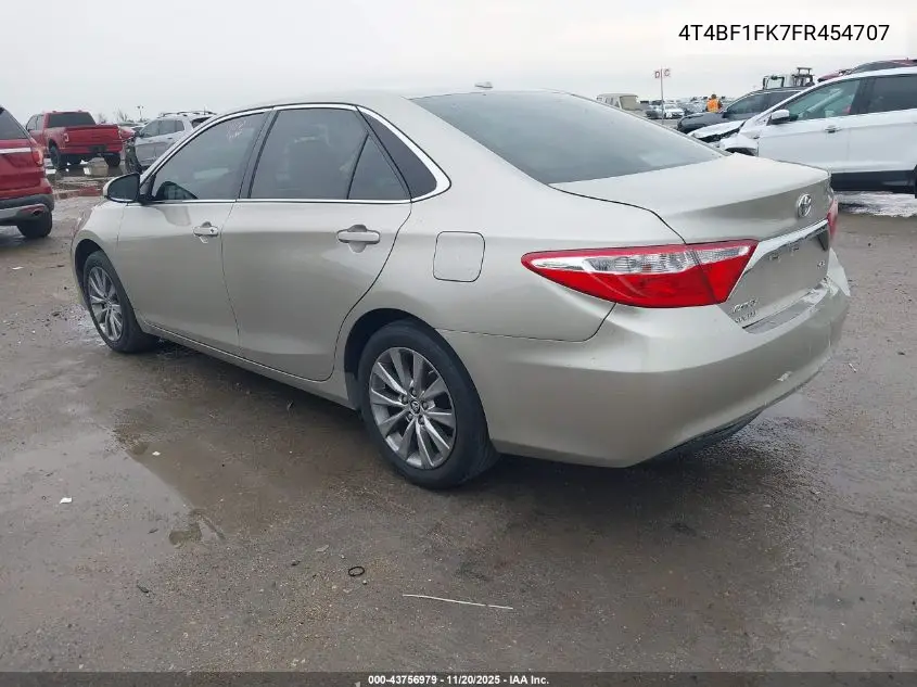 4T4BF1FK7FR454707 2015 Toyota Camry Xle