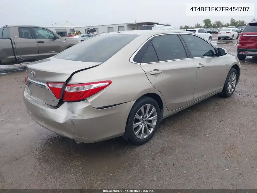 4T4BF1FK7FR454707 2015 Toyota Camry Xle