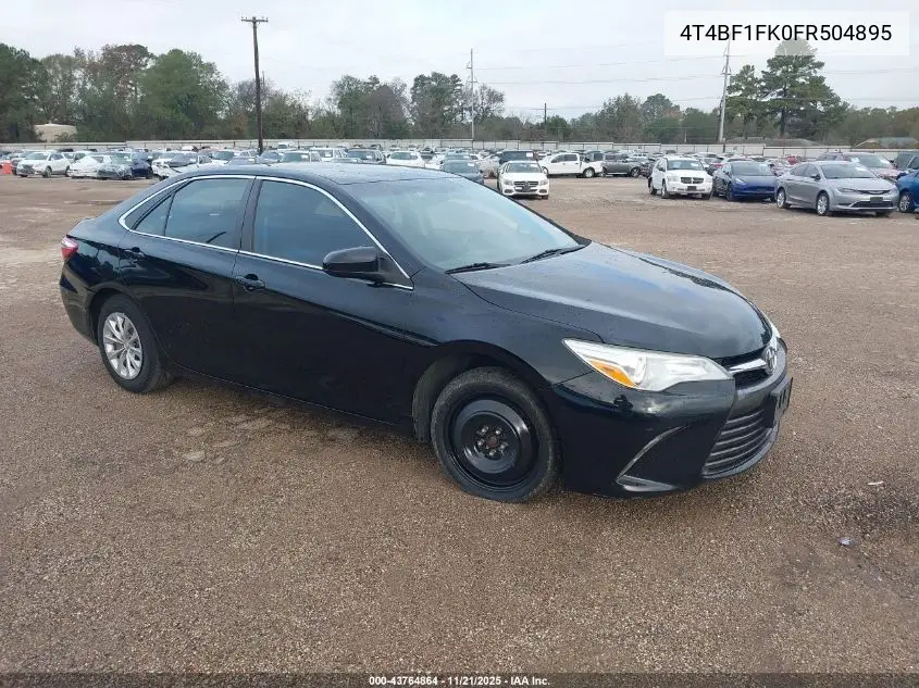 4T4BF1FK0FR504895 2015 Toyota Camry Le