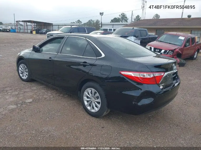 4T4BF1FK0FR504895 2015 Toyota Camry Le