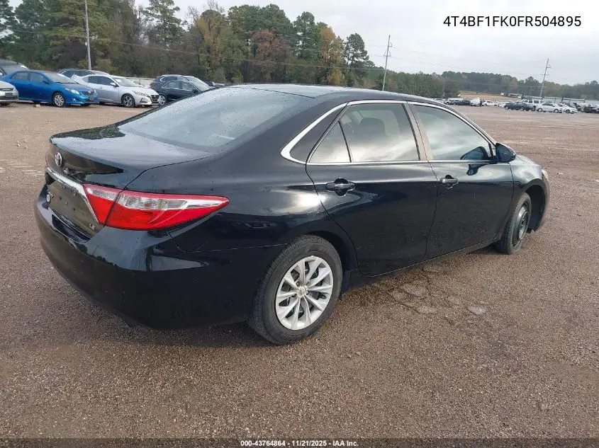 4T4BF1FK0FR504895 2015 Toyota Camry Le