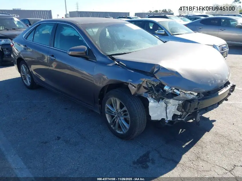 4T1BF1FK0FU945100 2015 Toyota Camry Se
