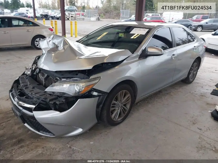 4T1BF1FK8FU024534 2015 Toyota Camry Se