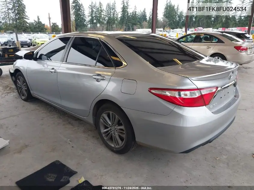 4T1BF1FK8FU024534 2015 Toyota Camry Se