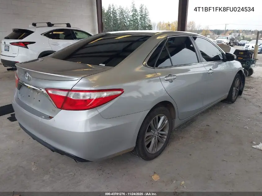 4T1BF1FK8FU024534 2015 Toyota Camry Se