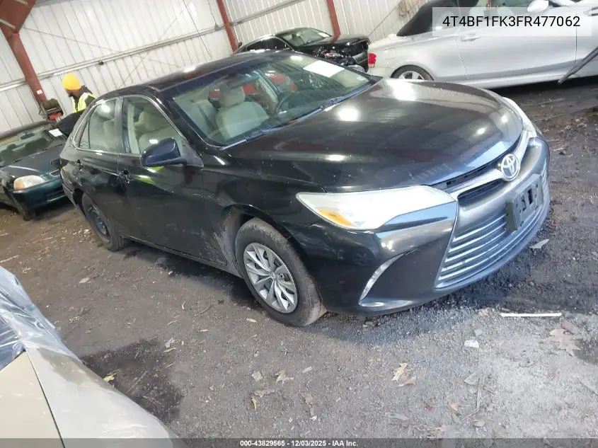 4T4BF1FK3FR477062 2015 Toyota Camry Le