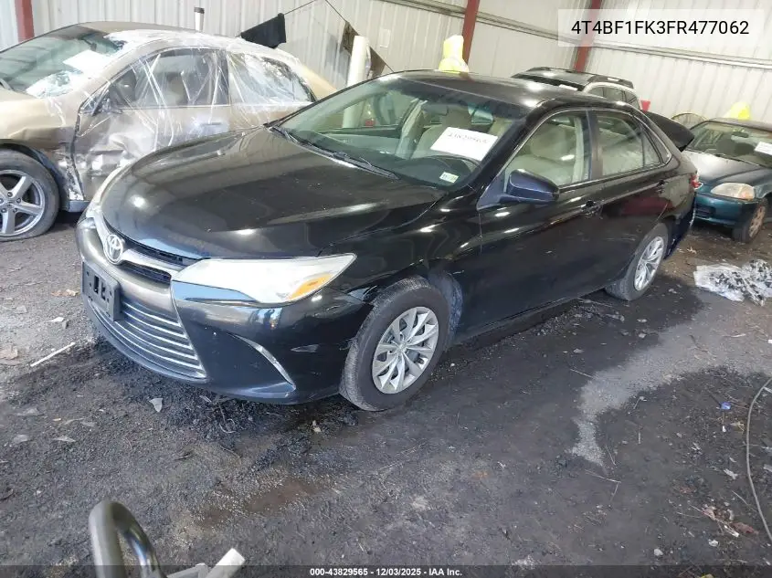 4T4BF1FK3FR477062 2015 Toyota Camry Le