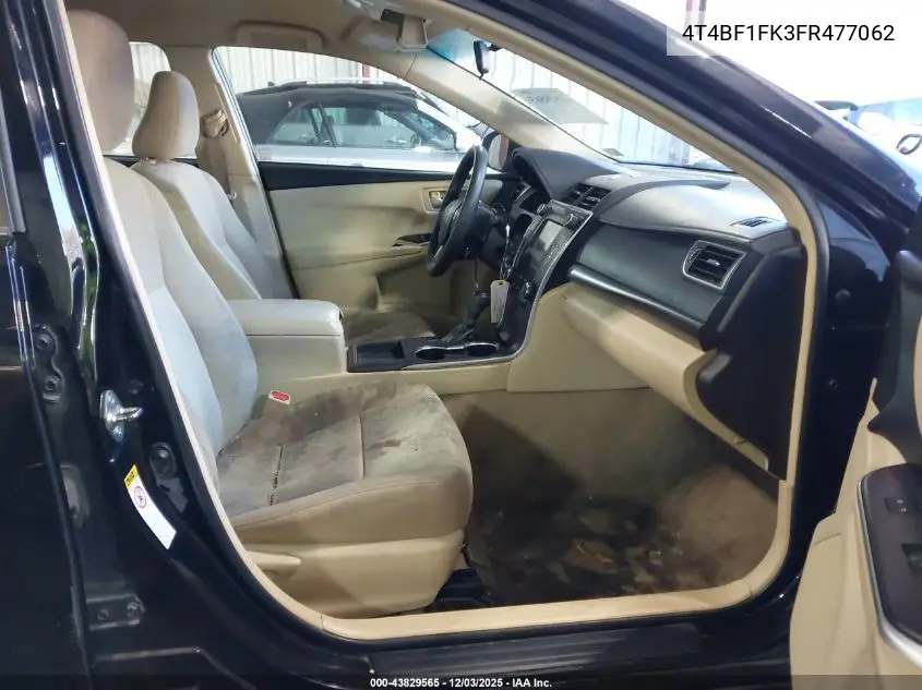 4T4BF1FK3FR477062 2015 Toyota Camry Le