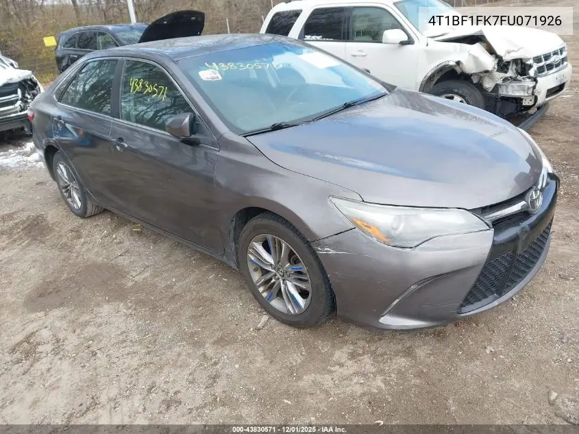 4T1BF1FK7FU071926 2015 Toyota Camry Se