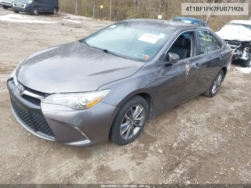 4T1BF1FK7FU071926 2015 Toyota Camry Se