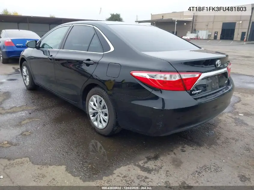 4T1BF1FK3FU481803 2015 Toyota Camry Le