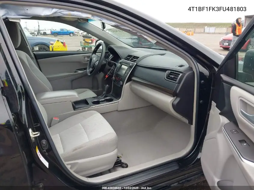 4T1BF1FK3FU481803 2015 Toyota Camry Le
