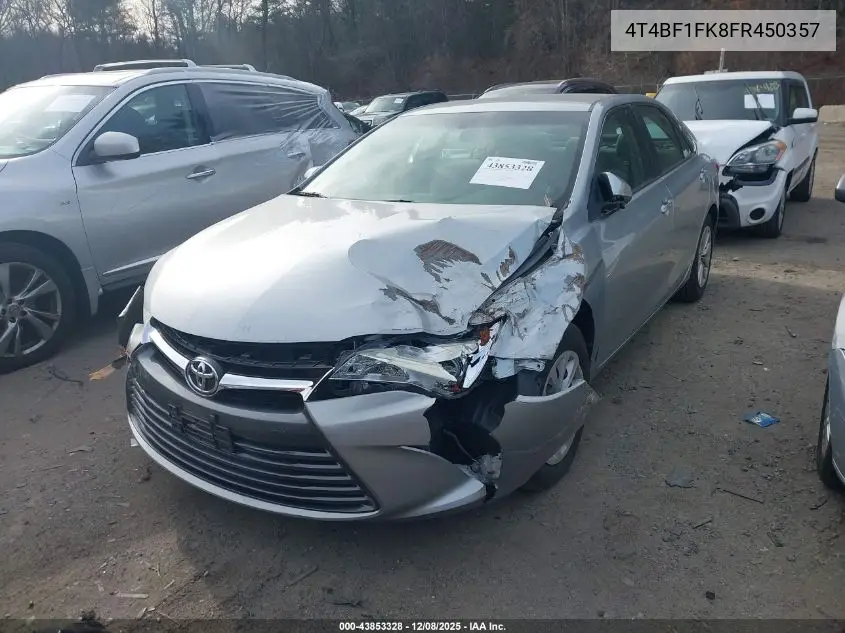 4T4BF1FK8FR450357 2015 Toyota Camry Le