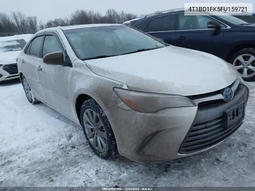 4T1BD1FK5FU159721 2015 Toyota Camry Hybrid Xle