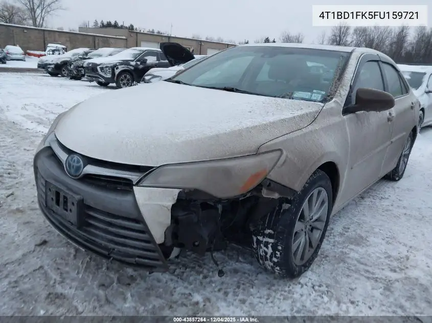 4T1BD1FK5FU159721 2015 Toyota Camry Hybrid Xle