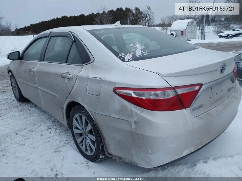 4T1BD1FK5FU159721 2015 Toyota Camry Hybrid Xle
