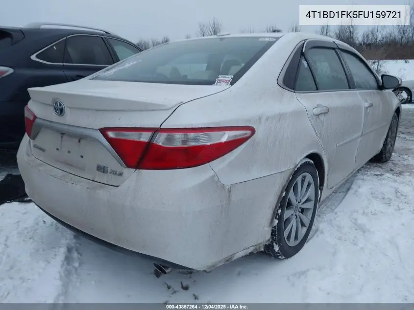 4T1BD1FK5FU159721 2015 Toyota Camry Hybrid Xle