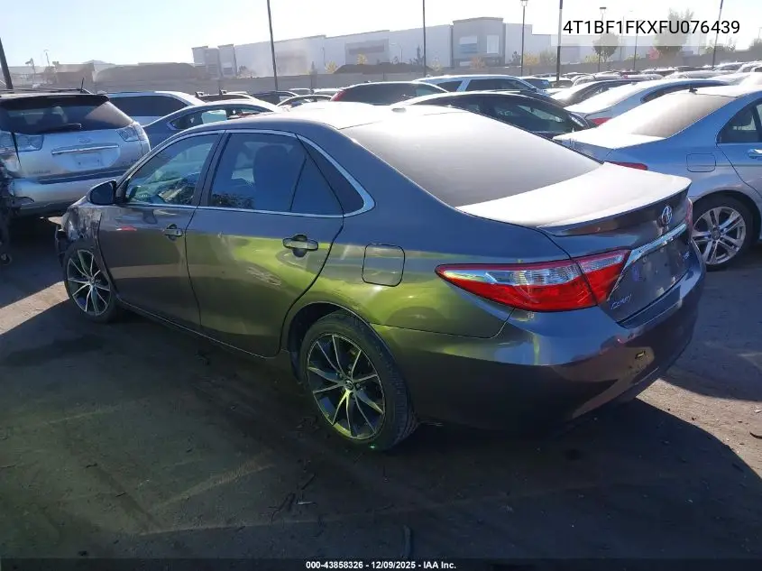 4T1BF1FKXFU076439 2015 Toyota Camry Xse