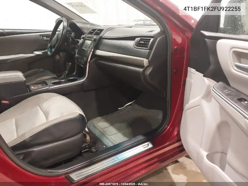 4T1BF1FK2FU922255 2015 Toyota Camry Se
