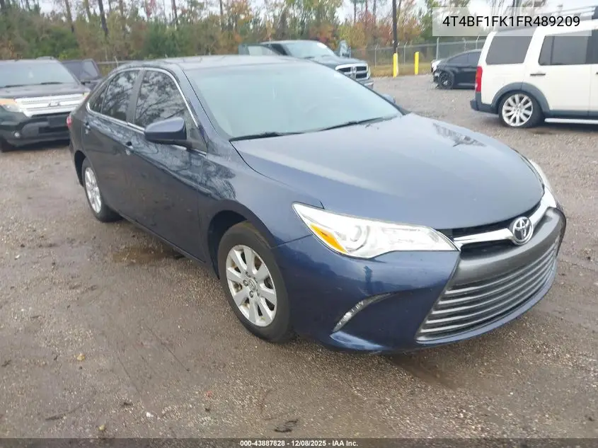 4T4BF1FK1FR489209 2015 Toyota Camry Le