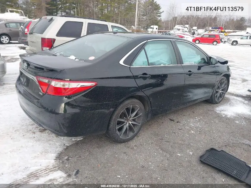 4T1BF1FK4FU113579 2015 Toyota Camry Xse