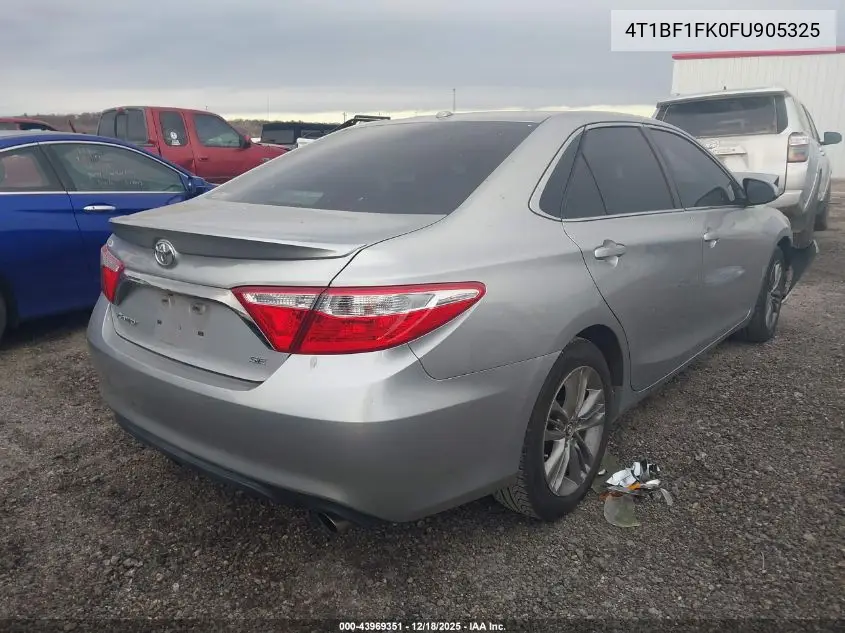 4T1BF1FK0FU905325 2015 Toyota Camry Se