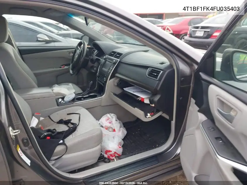 4T1BF1FK4FU035403 2015 Toyota Camry Le
