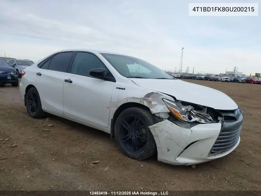 4T1BD1FK8GU200215 2016 Toyota Camry Hybrid/Le/Xle/Se