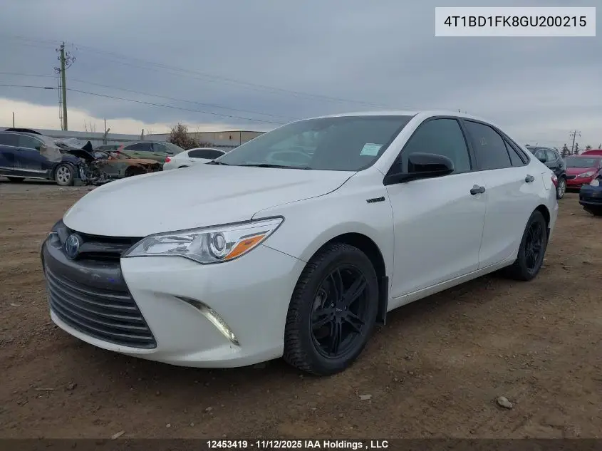 4T1BD1FK8GU200215 2016 Toyota Camry Hybrid/Le/Xle/Se