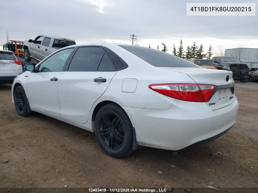 4T1BD1FK8GU200215 2016 Toyota Camry Hybrid/Le/Xle/Se