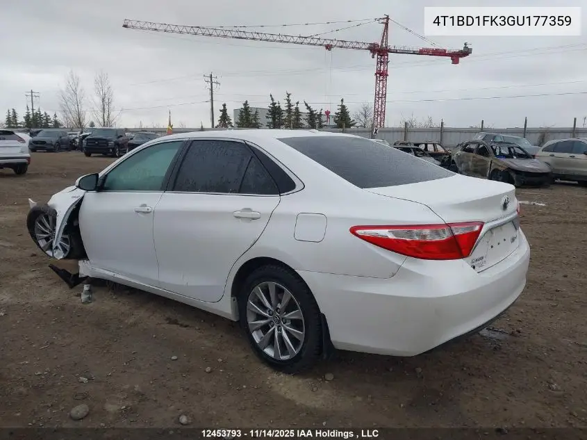 4T1BD1FK3GU177359 2016 Toyota Camry Hybrid/Le/Xle/Se