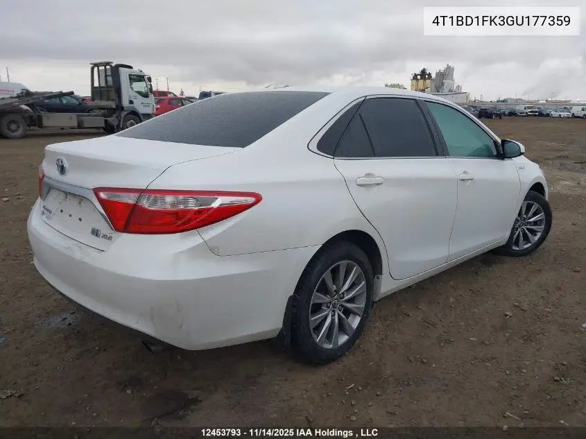 4T1BD1FK3GU177359 2016 Toyota Camry Hybrid/Le/Xle/Se