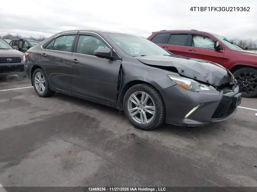4T1BF1FK3GU219362 2016 Toyota Camry Xse