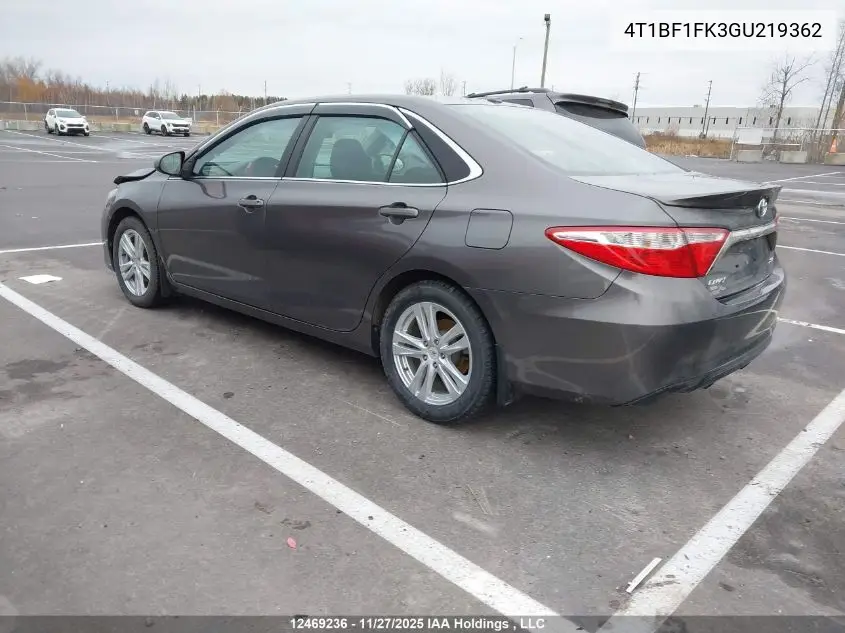 4T1BF1FK3GU219362 2016 Toyota Camry Xse