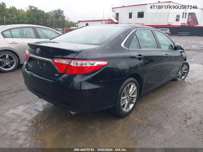 4T1BF1FK9GU567246 2016 Toyota Camry Se