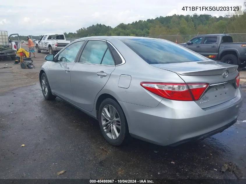 4T1BF1FK5GU203129 2016 Toyota Camry Se