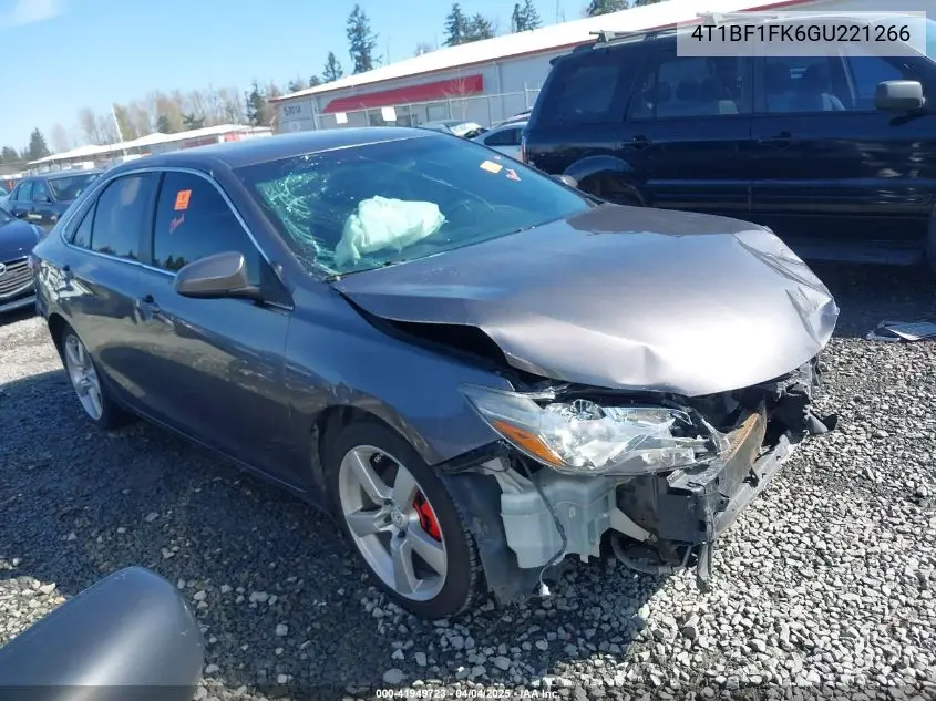4T1BF1FK6GU221266 2016 Toyota Camry Se