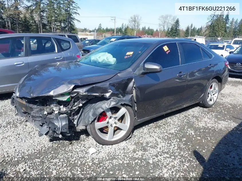 4T1BF1FK6GU221266 2016 Toyota Camry Se