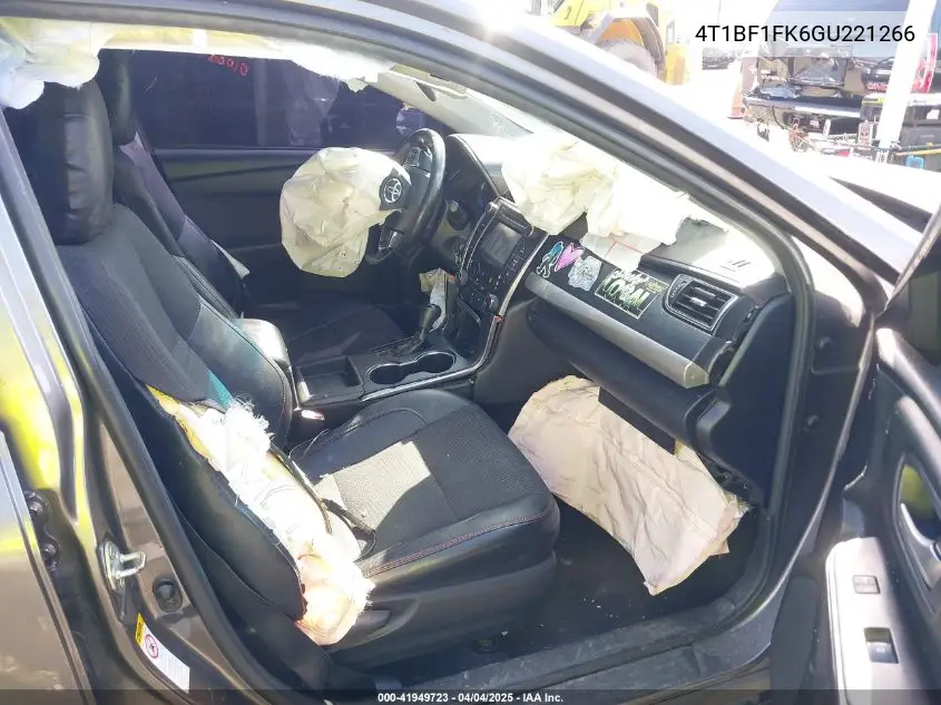 4T1BF1FK6GU221266 2016 Toyota Camry Se