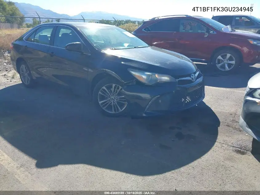 4T1BF1FK3GU234945 2016 Toyota Camry Se