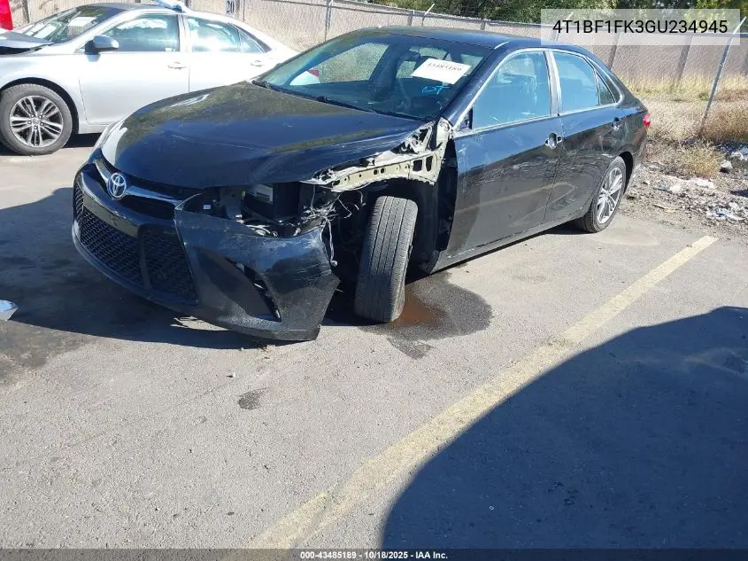 4T1BF1FK3GU234945 2016 Toyota Camry Se
