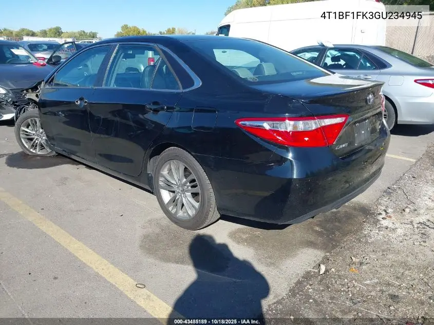4T1BF1FK3GU234945 2016 Toyota Camry Se