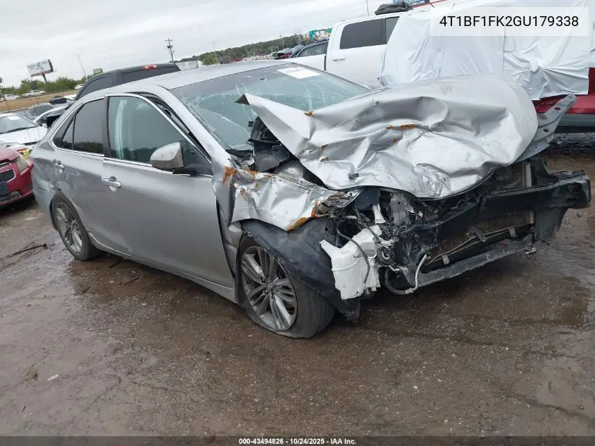 4T1BF1FK2GU179338 2016 Toyota Camry Se