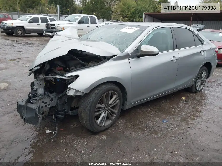 4T1BF1FK2GU179338 2016 Toyota Camry Se