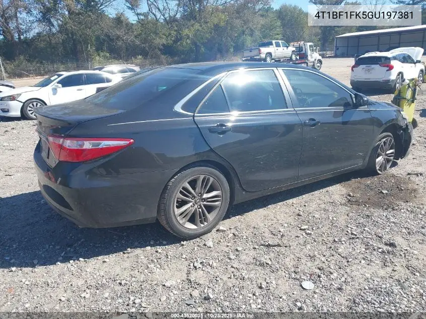 4T1BF1FK5GU197381 2016 Toyota Camry Se