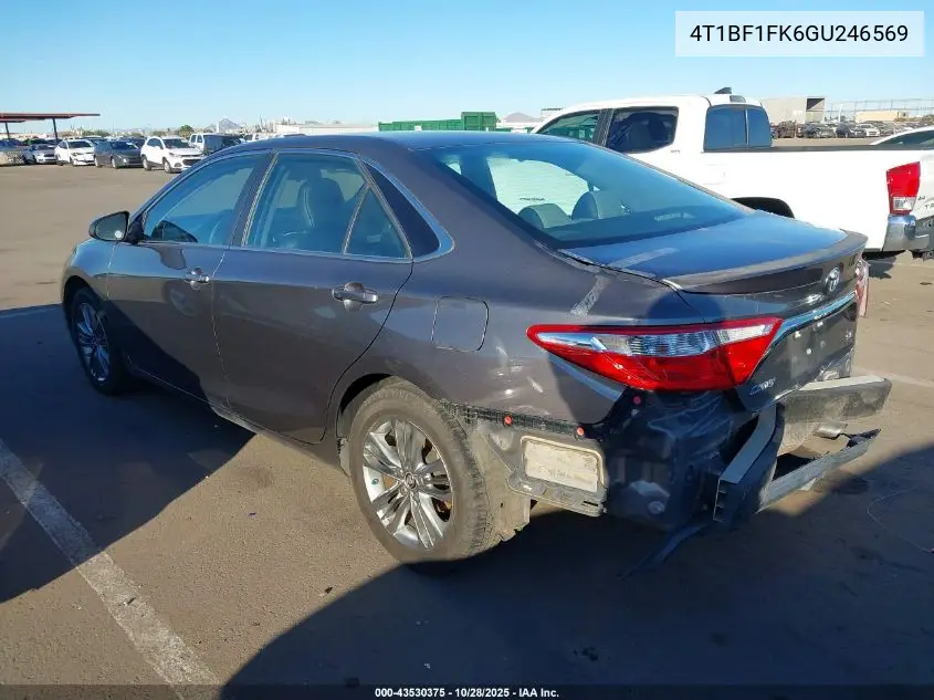4T1BF1FK6GU246569 2016 Toyota Camry Se