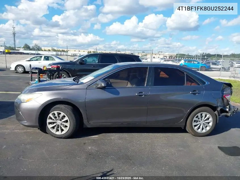 4T1BF1FK8GU252244 2016 Toyota Camry Le