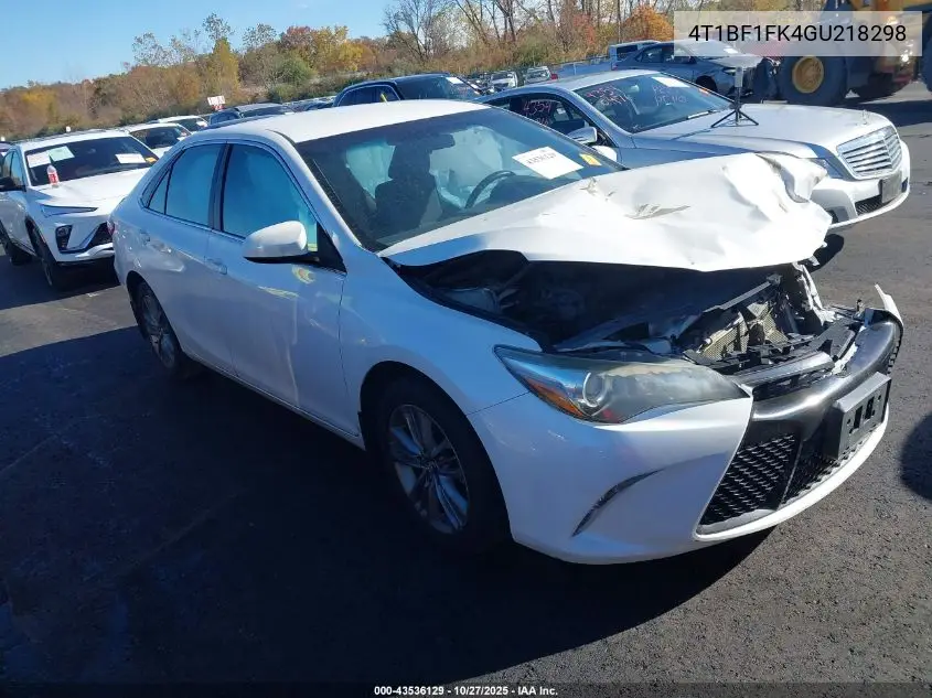 4T1BF1FK4GU218298 2016 Toyota Camry Se