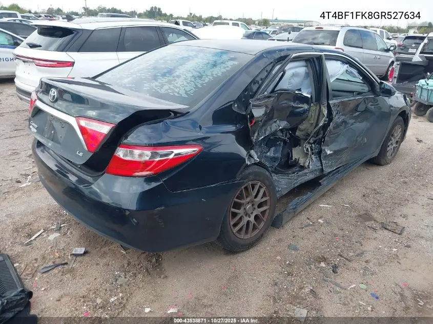 4T4BF1FK8GR527634 2016 Toyota Camry Le