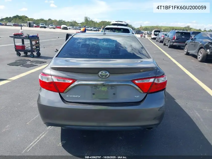 4T1BF1FK6GU200059 2016 Toyota Camry Se